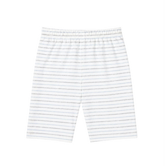 Premium Blue Stripes Shorts – Soft Cotton Fabric, Stretchable & Comfortable Fit