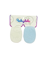 Baby Hand Mittens Blue