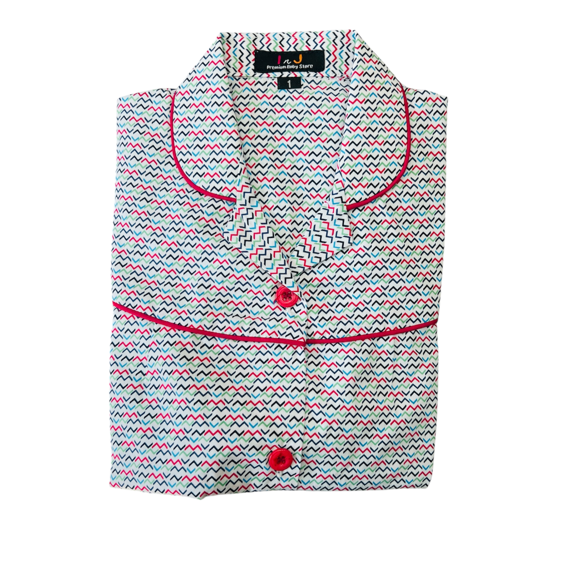 Pink Cotton Night Suit