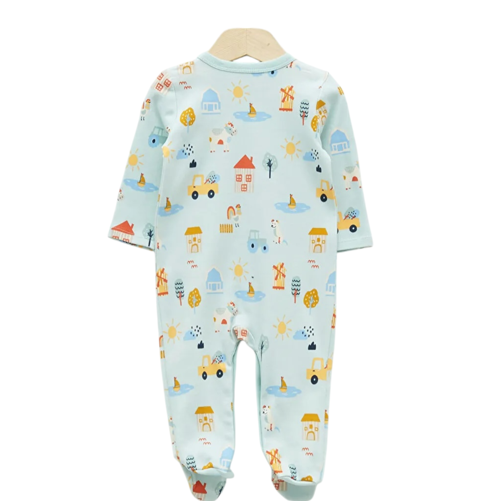 Closed Feet Romper for Baby Boy