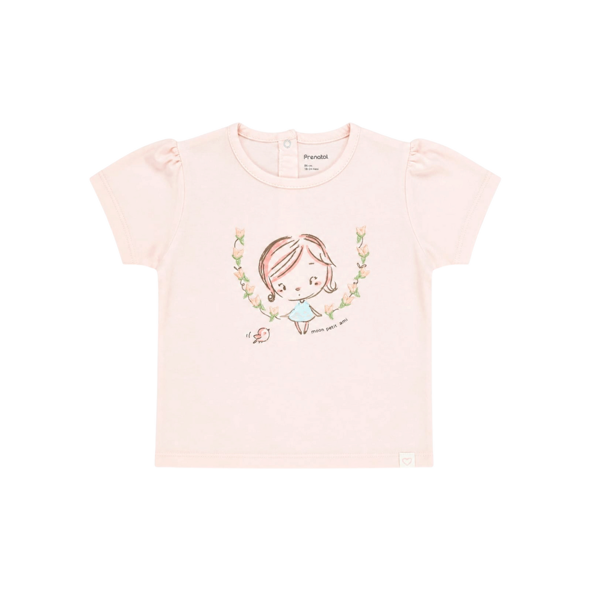Baby Girl Pink Soft Cotton Summer T-Shirt