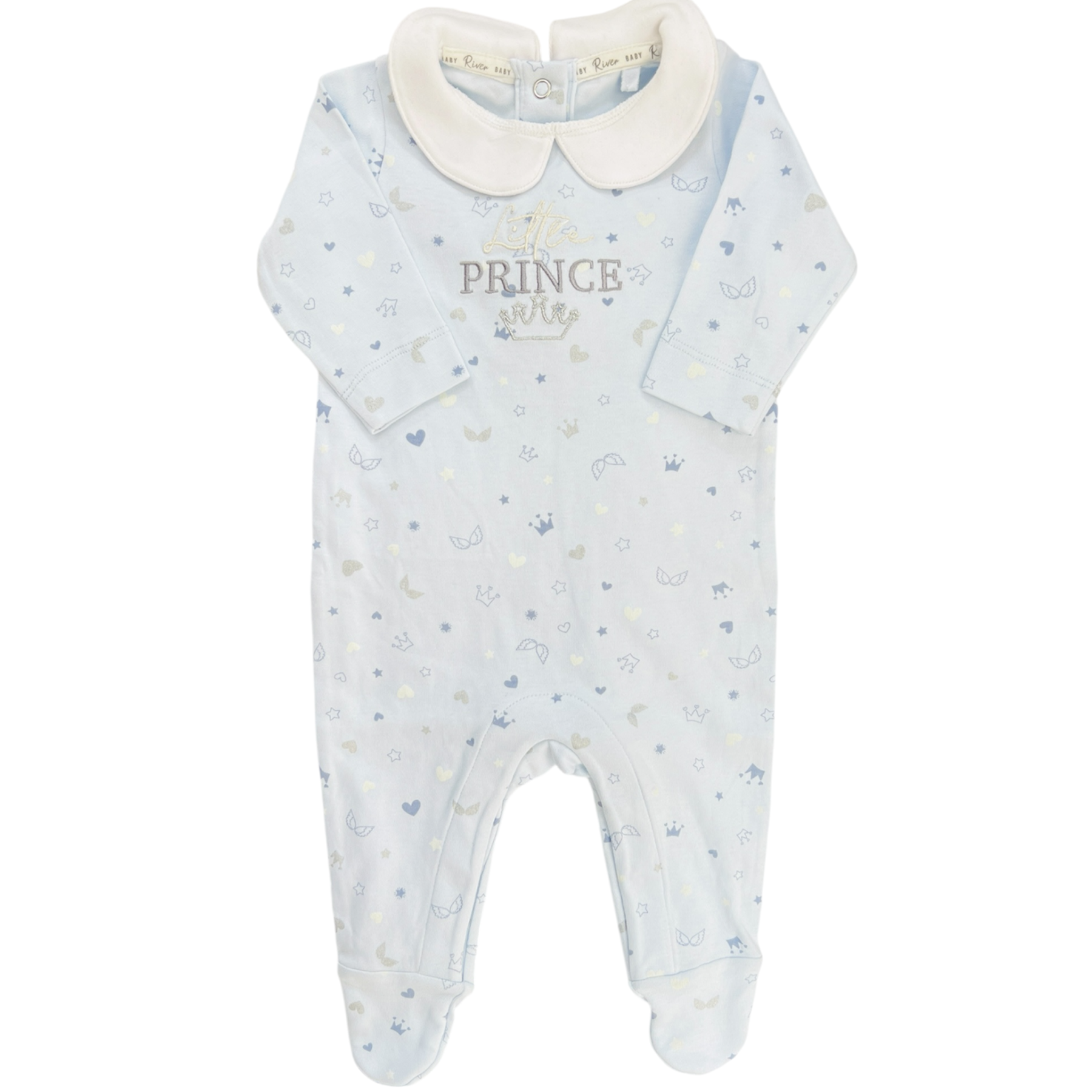 Little princes Closed Feet Romper