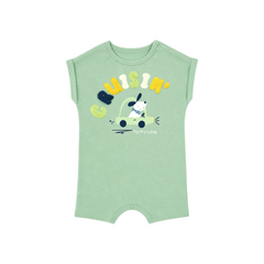 Baby Boy Summer Outfit - Green Romper