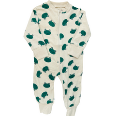 Baby Boy Open Feet Romper