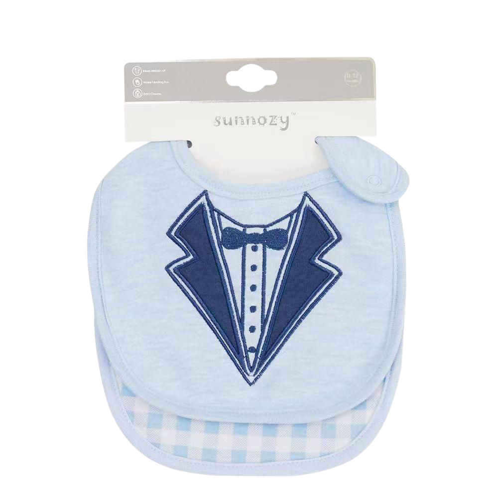 2PK Blue Bib Set