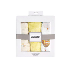 3PK Muslin Swaddle Sheet 100% Cotton