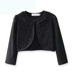 Baby Girl Black Lace Shrug