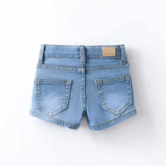 Baby Girl Star Denim Short