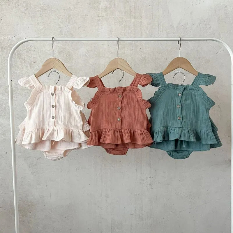 2 PC Burnt Orange Girls Suit