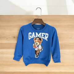 Royal Blue Gamer Sweat T-Shirt