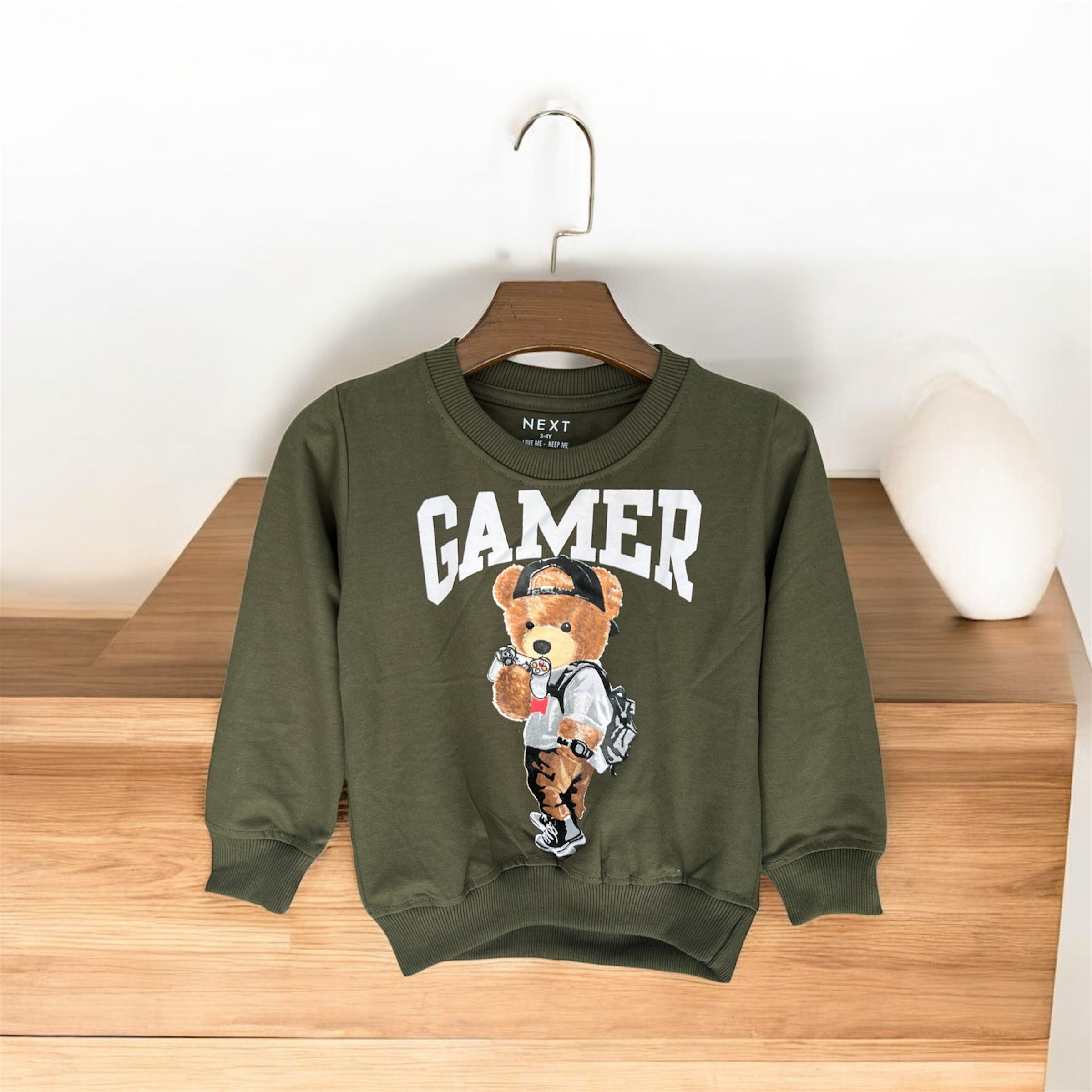 Green Gamer Sweat T-Shirt