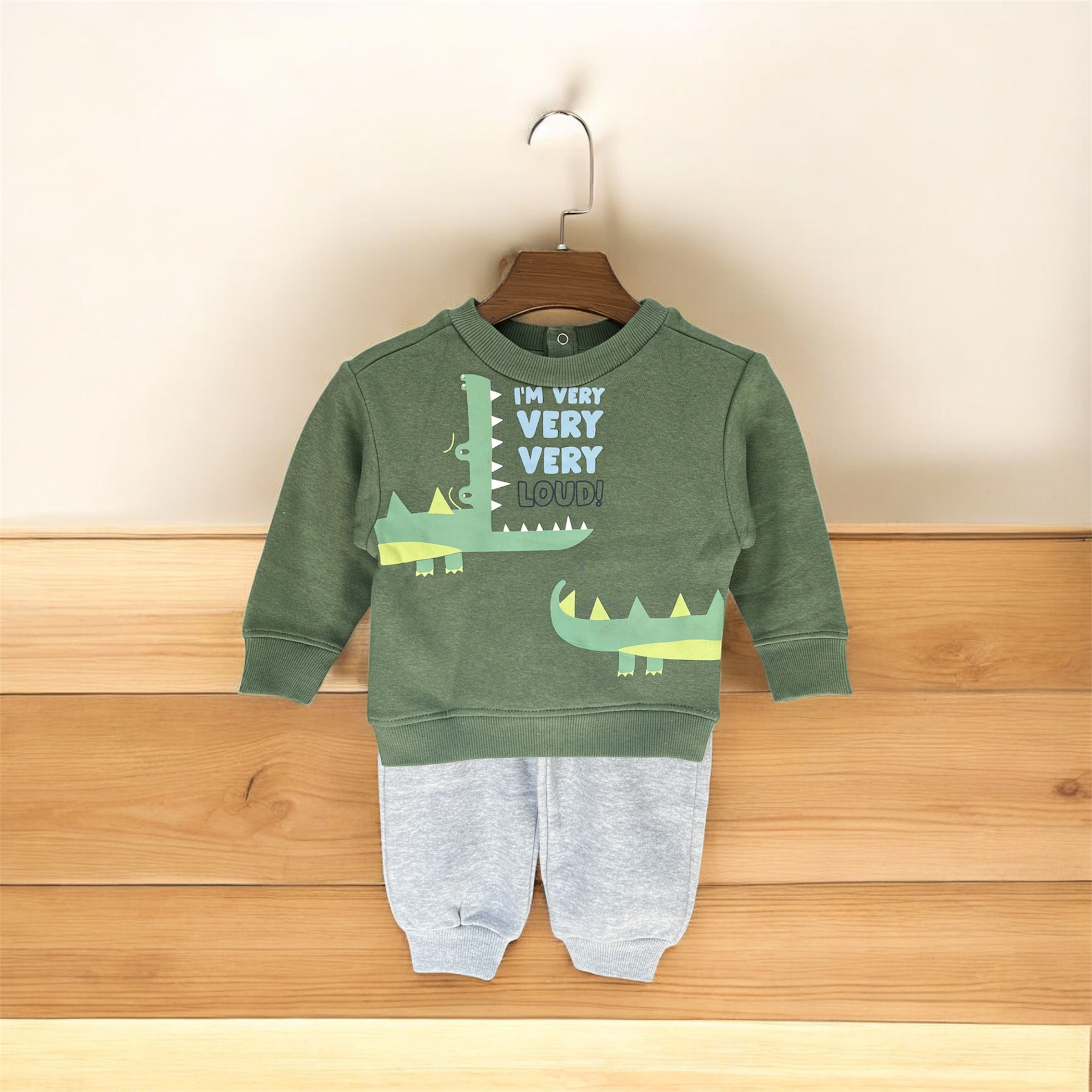 Baby Boy 2PC Green Suit