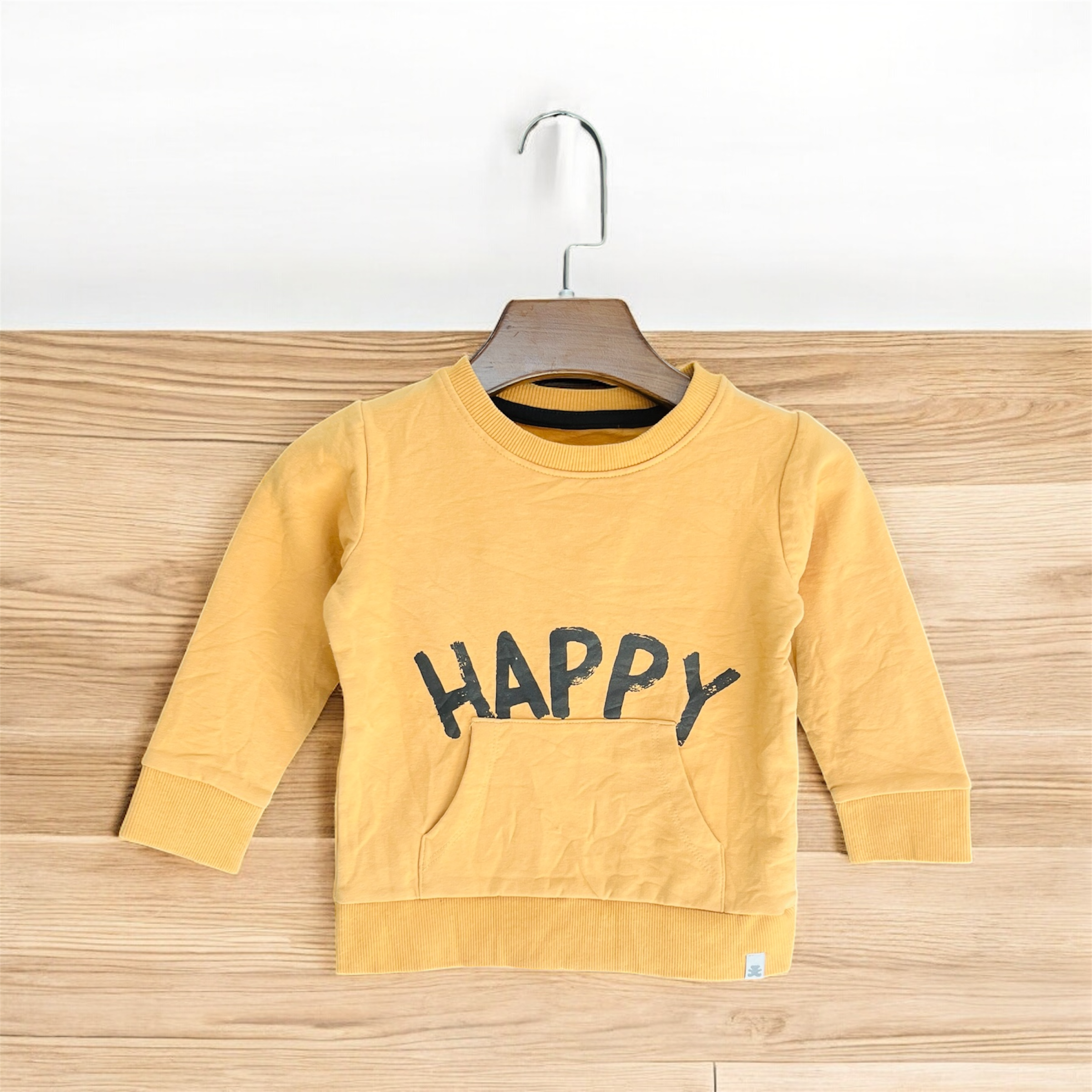 Baby Boy Mustard Sweat T-Shirt