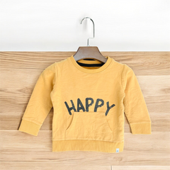 Baby Boy Mustard Sweat T-Shirt