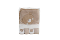 Hooded Bath Towel & Face Towel Set