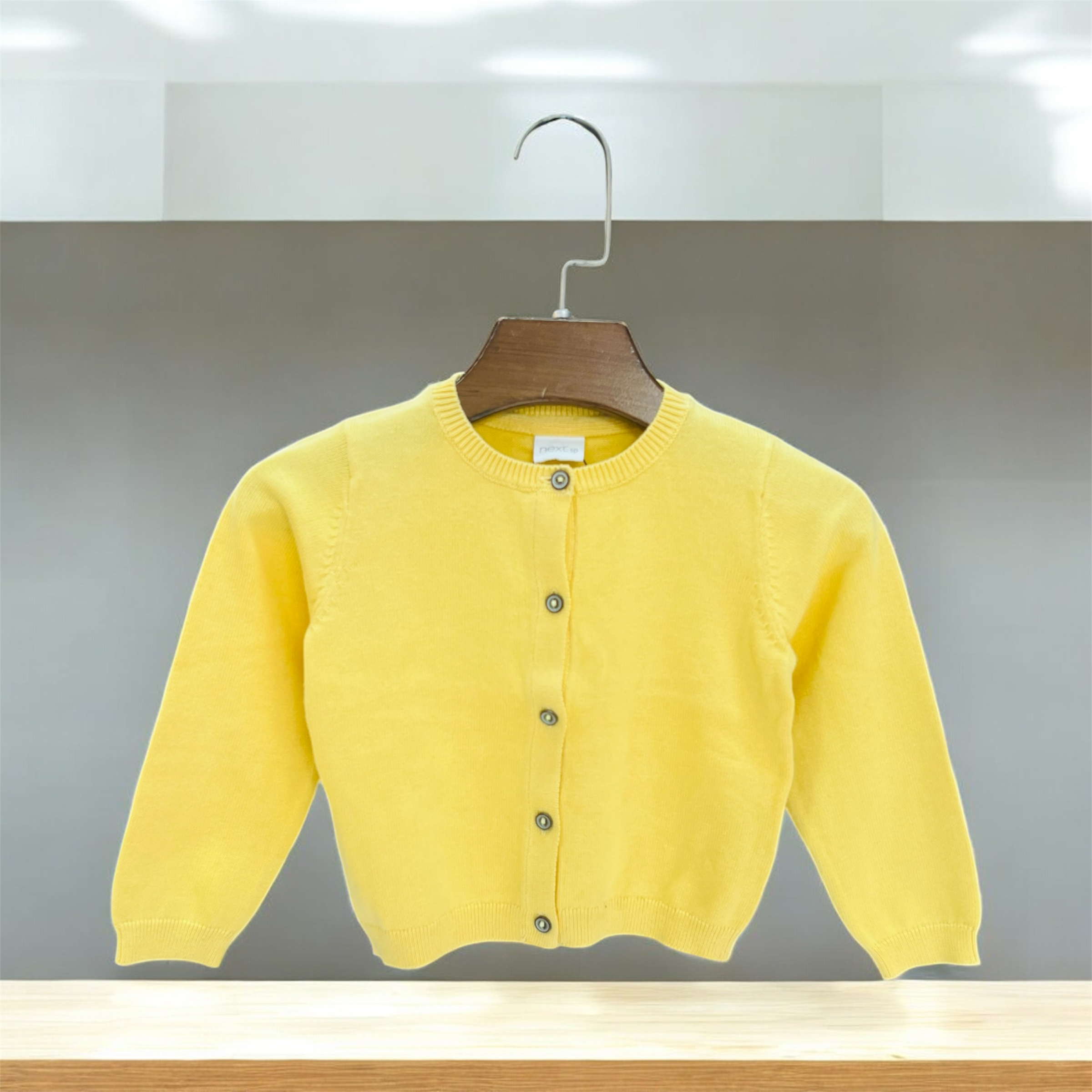 Front Open Yellow Sweater