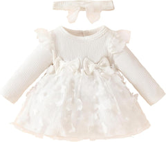 White Butterfly Frock