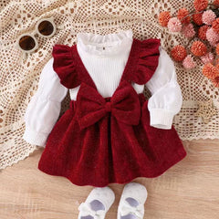 2PC Maroon Frock Set