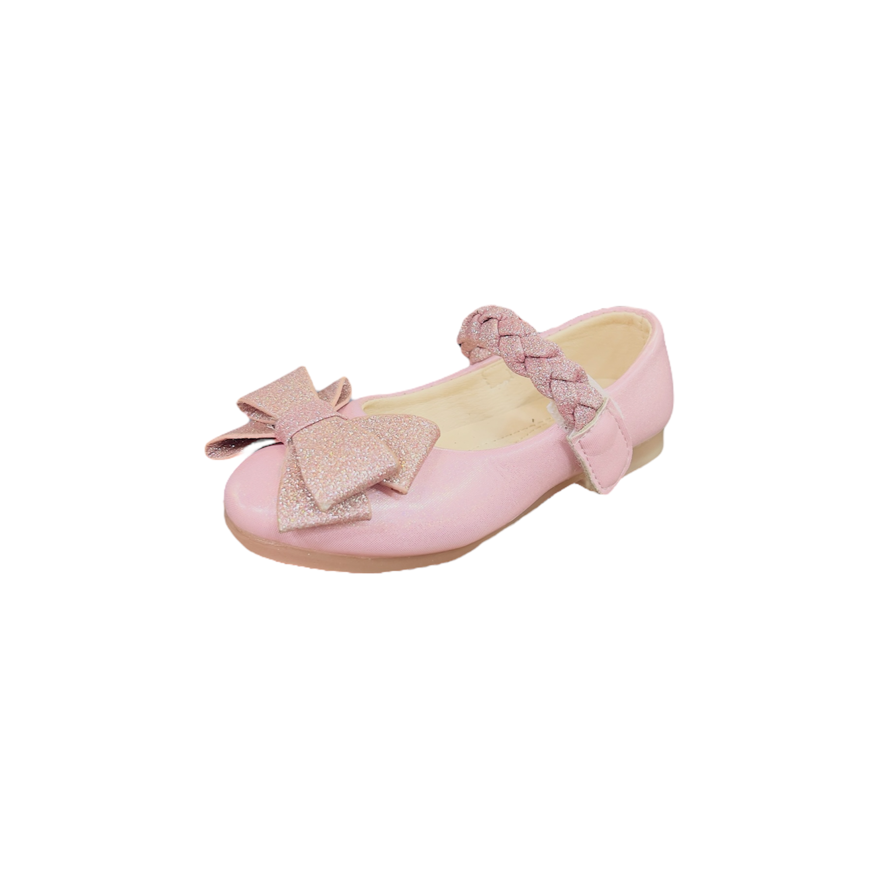 Pink Shimmer Bow Pumps