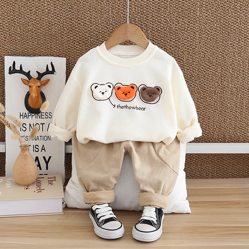 2PC Baby Boy Bear Suit