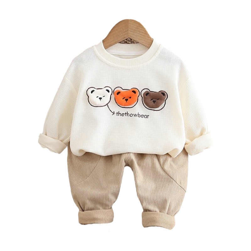 2PC Baby Boy Bear Suit