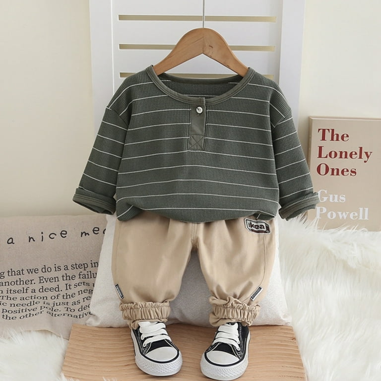 2PC baby Boy Green Suit