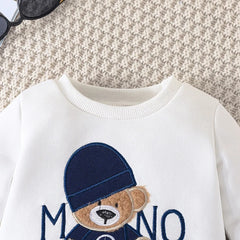 2PC Baby Boy Bear Suit