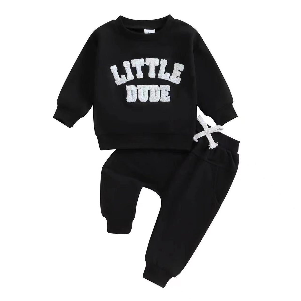 2PC Black Little Dude Suit