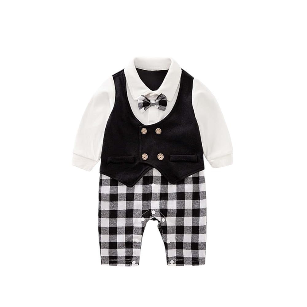 Baby Boy Formal Romper