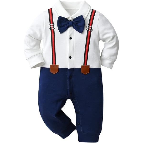 Baby Boy Formal Romper