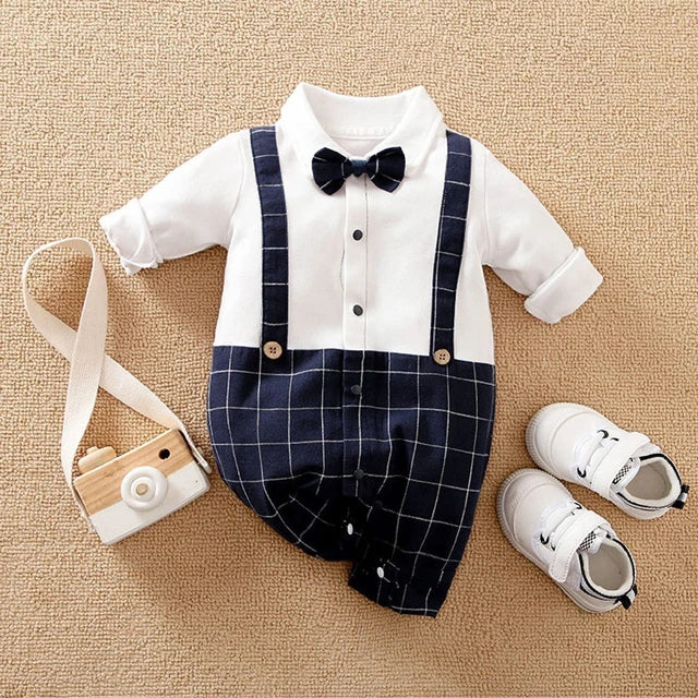 Baby Boy Formal Romper