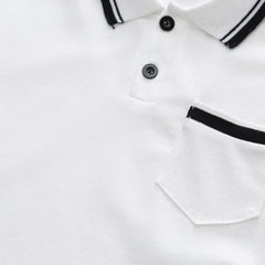 2PC Set White Polo Set