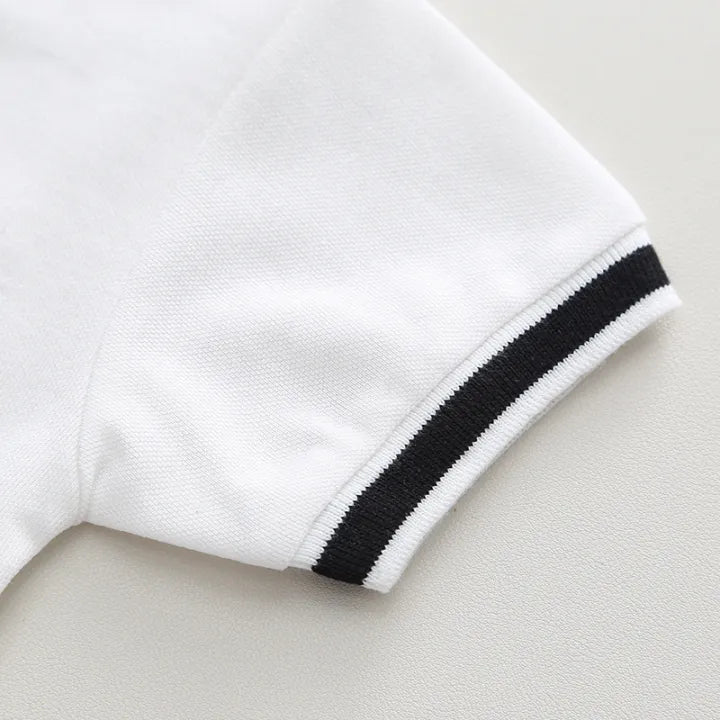 2PC Set White Polo Set