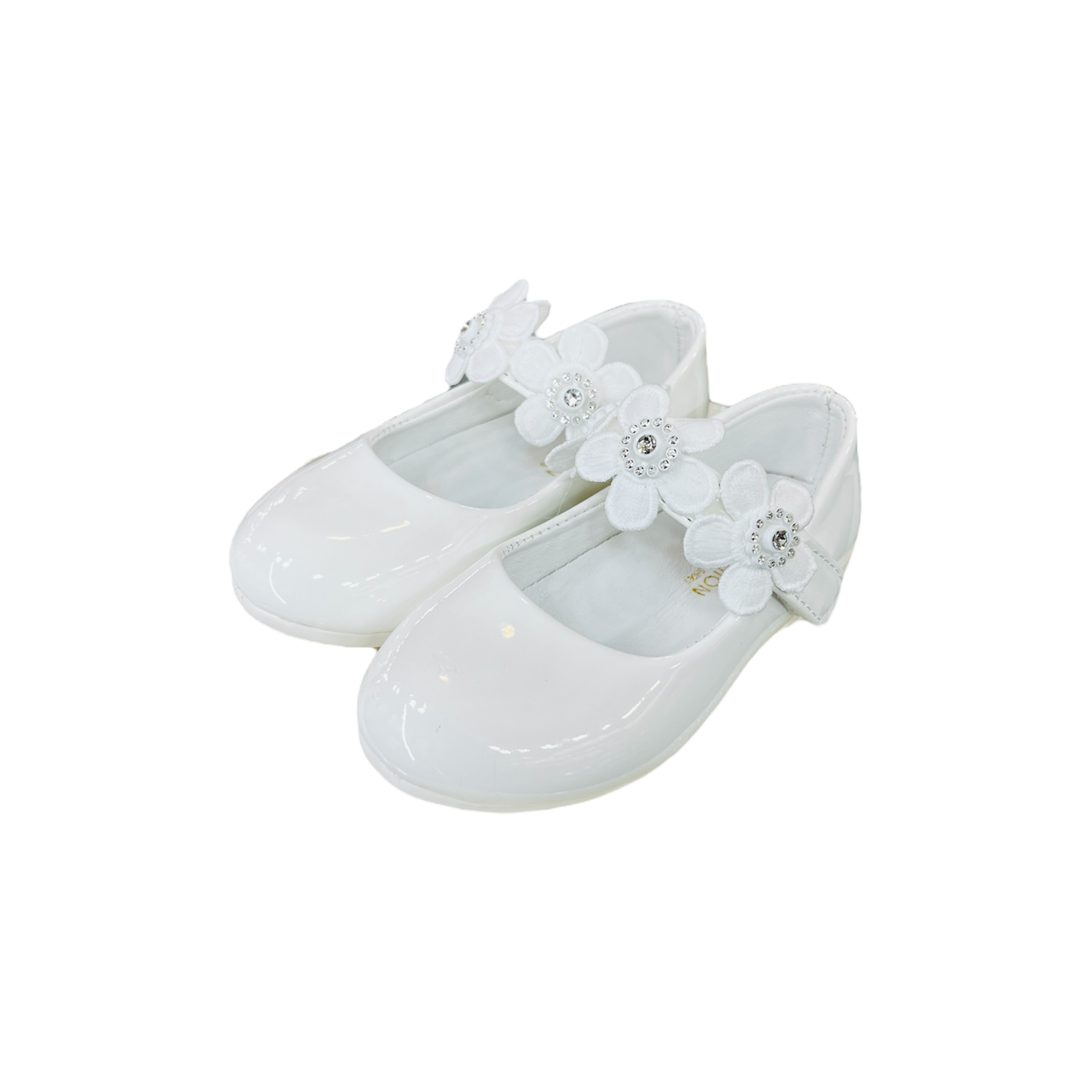 White Stone Pumps