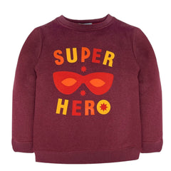 Baby Boy Maroon Sweat T-Shirt