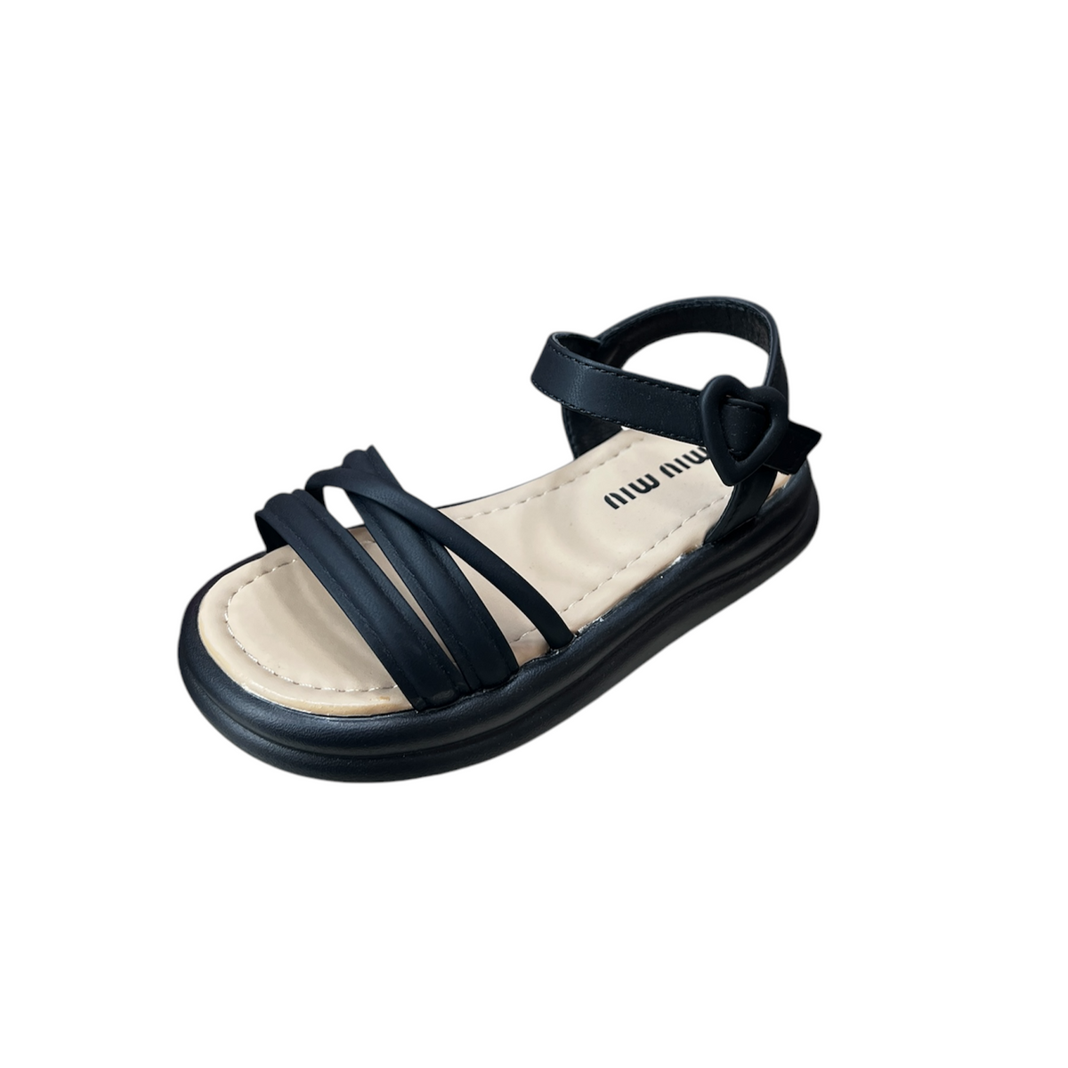Black Strap Sandal