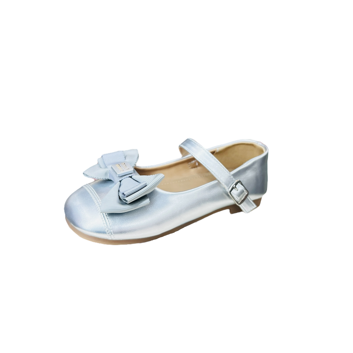 Silver Bow Pumps
