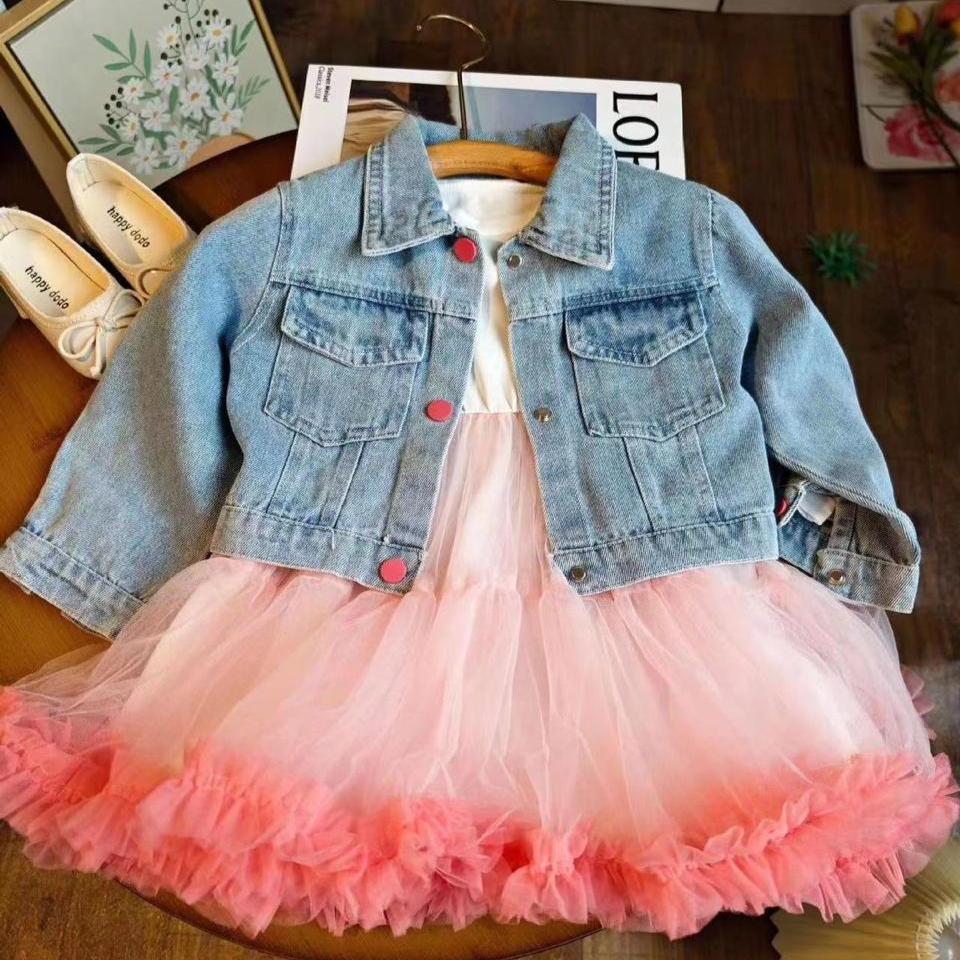 Denim Shrug Frock