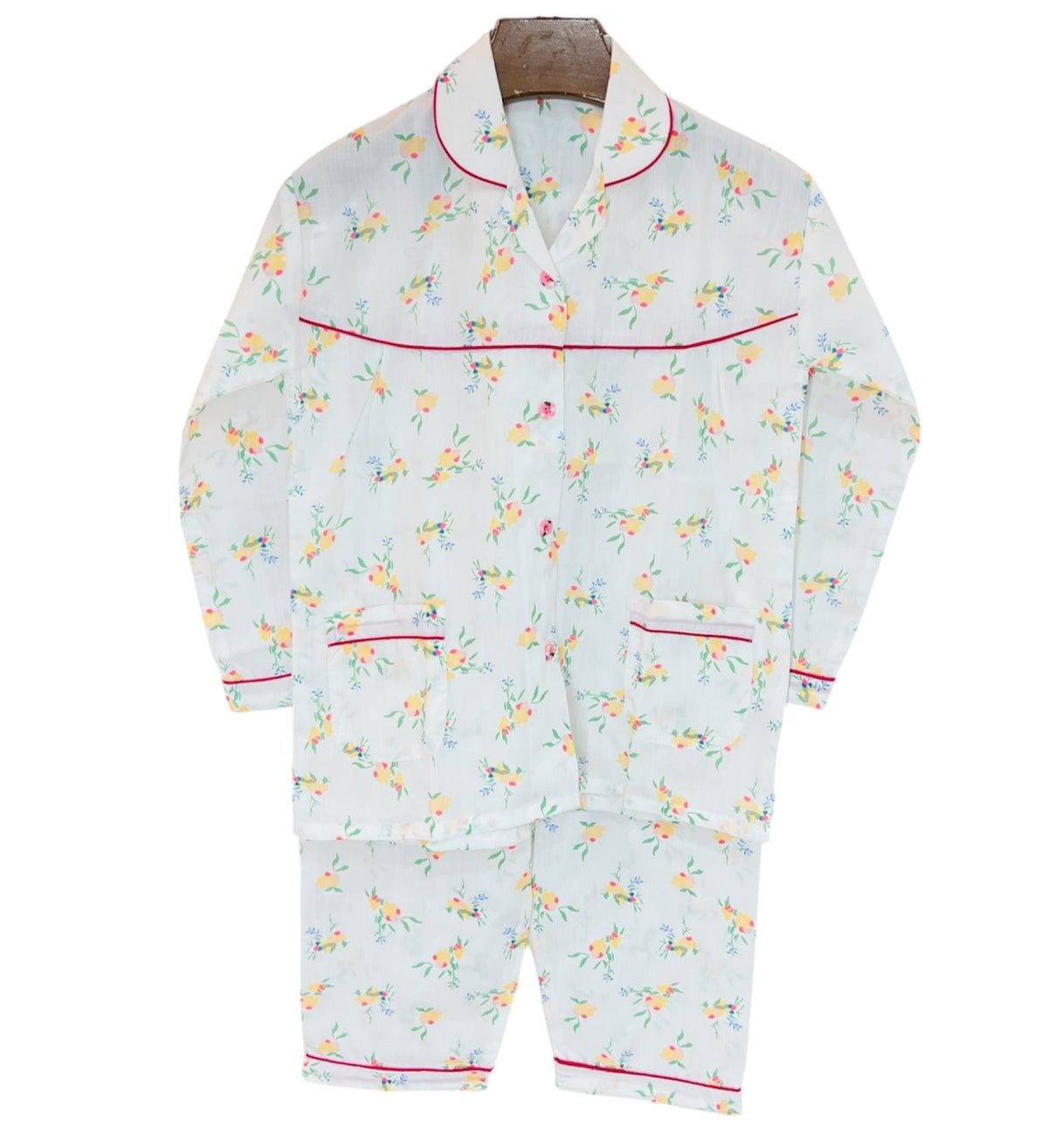 Baby Girl Flower Cotton Night Suit