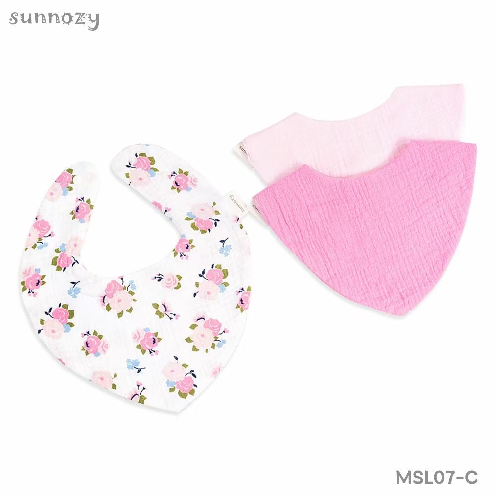 3PK Triangular Bib Set
