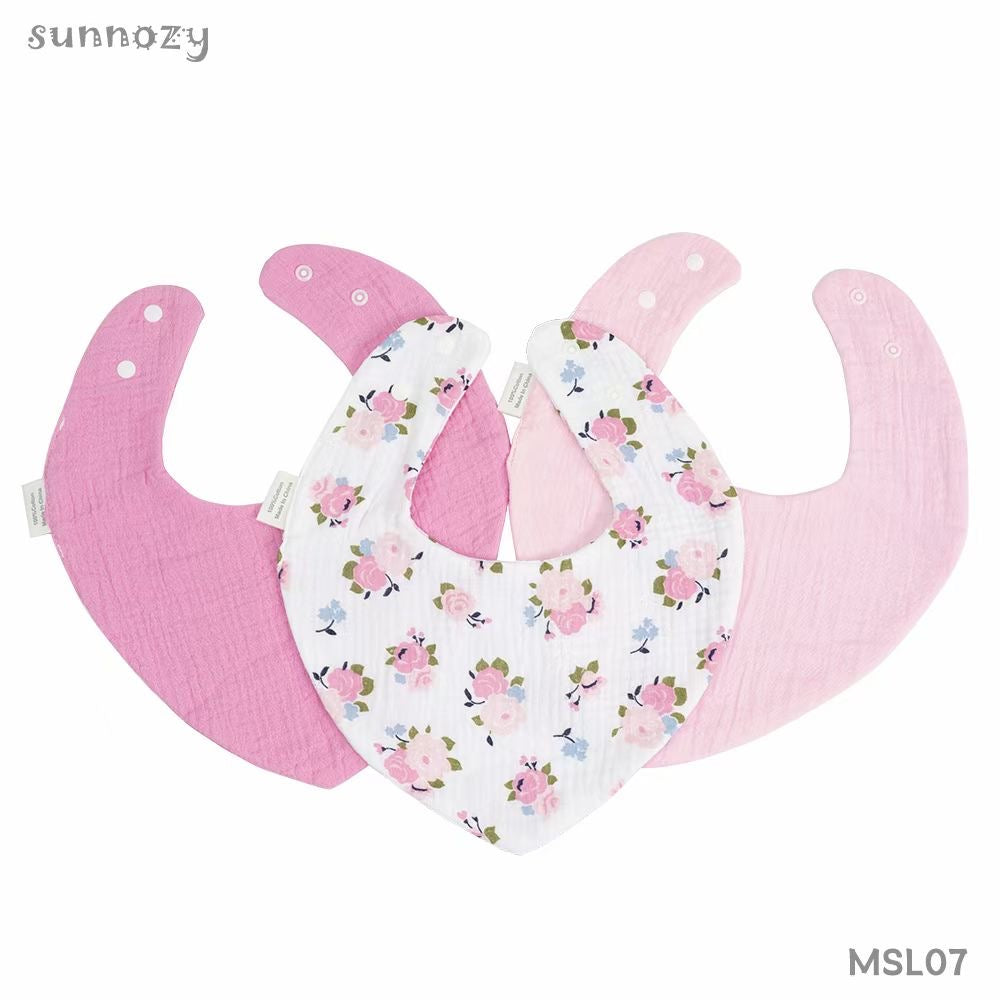 3PK Triangular Bib Set