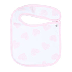 2PK Little Girl Bib Set