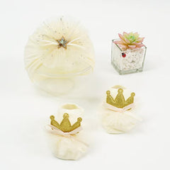 Golden Turban Cap & Socks Set
