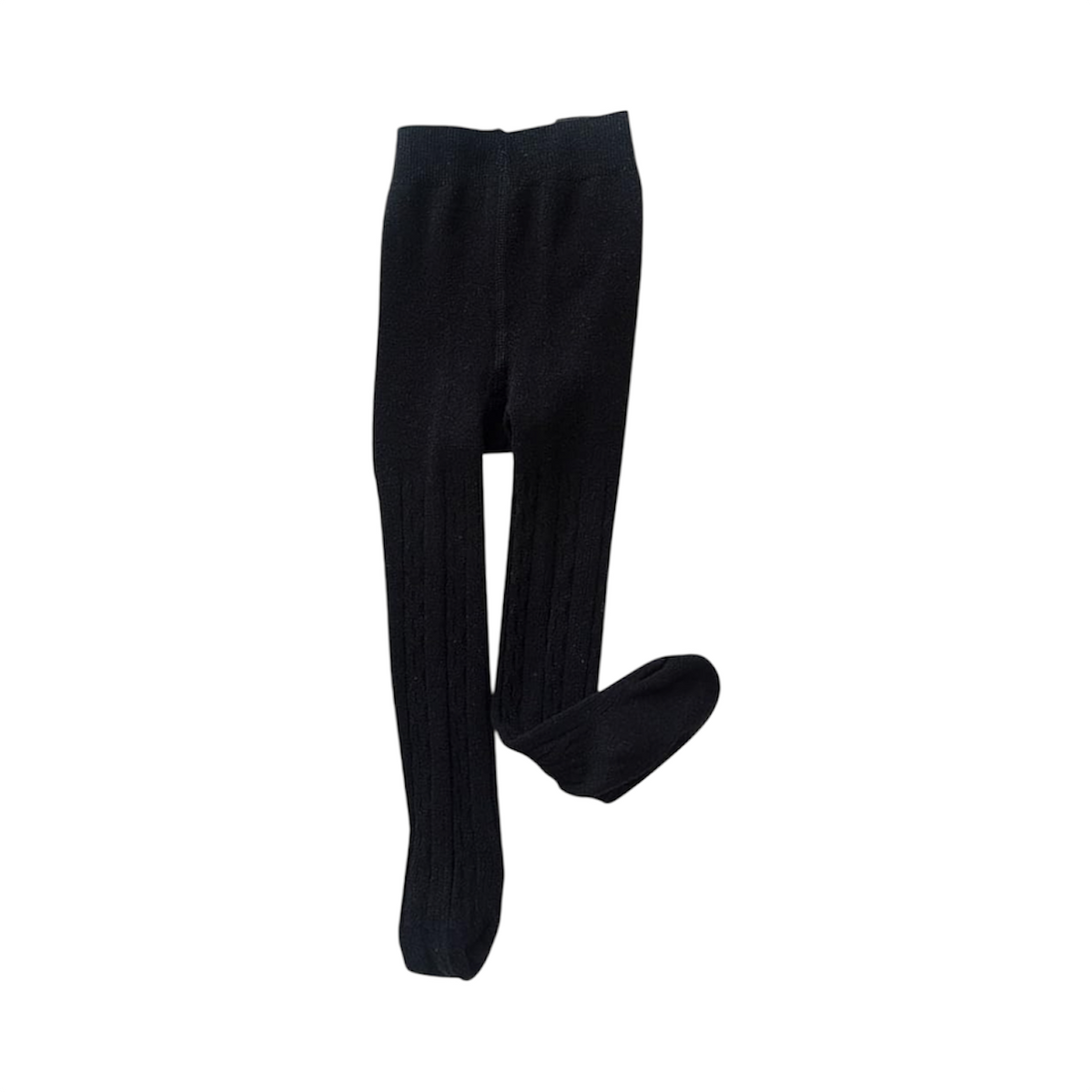 Black Woollen Leggings