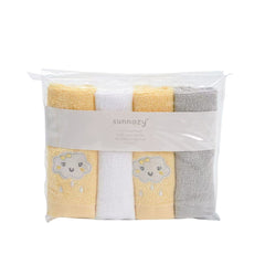 4PK Face Towel Set