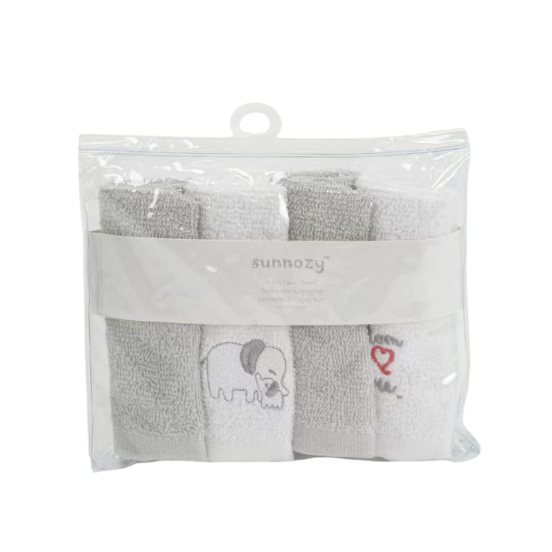 4PK Face Towel Set