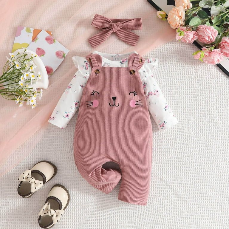 2Pc Floral Romper Set