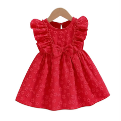 Red Cotton Frock