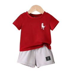 2PC Red Dino Suit