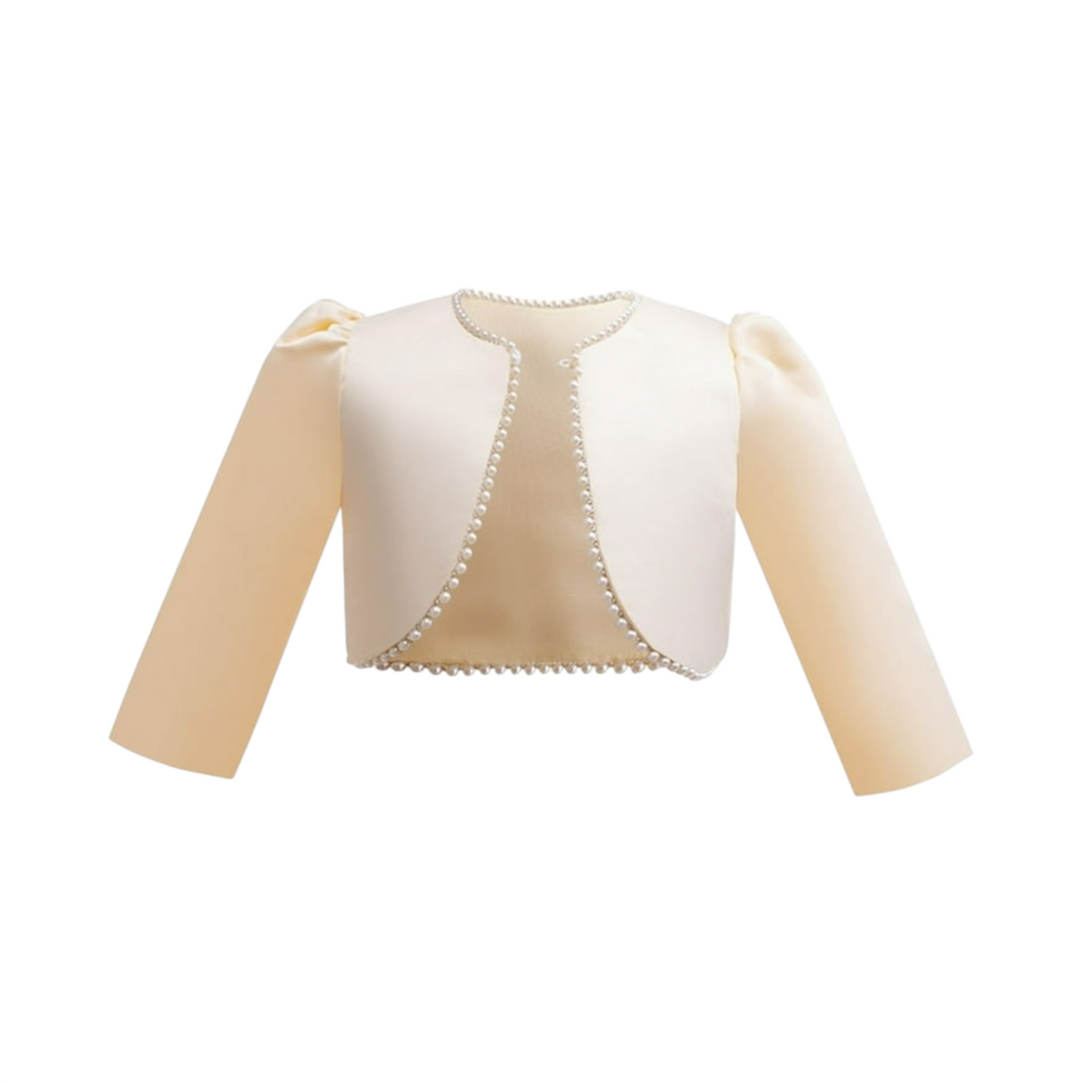 Baby Girl Pearl Button Shrug